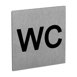 Symbol  WC ,  60x60mm, nerez, samolepka