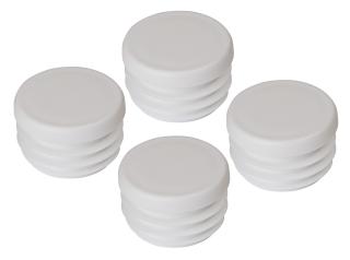 Zátka průměr 32mm, plast, bílá, 4 ks