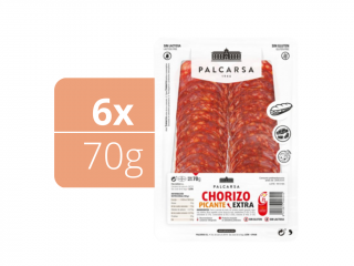 5+1 Chorizo extra pikantní krájené 6x70 g