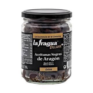 Černé olivy Aragon 445 g sklo