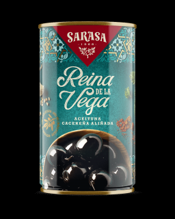 Černé olivy s peckou Reina de la Vega 370ML