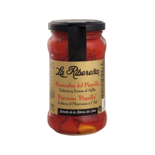 Pimiento Piquillo nakládané papričky s česnekom 290G