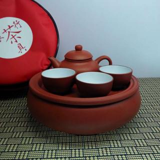 Čínský Kungfu čajový set---Činský Yixing keramiky ( hnědý &amp; malý)