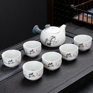 Japonský čajový set - Konvice na čaj s bočním uchem ( Lotus 2 )
