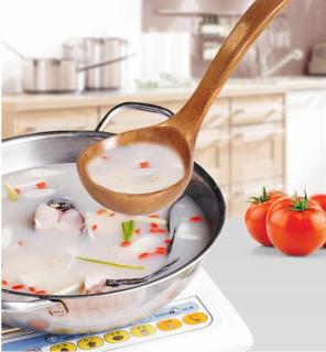 Velká, zakřivená lžíce v korejském stylu