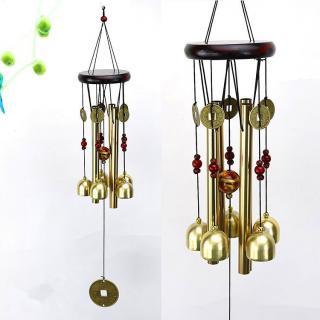 Větrný zvonek se dřevem Feng Shui - Zhāo cái jìn bǎo Štěstí(55cm)