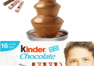 500 g KINDER EXTRA MLÉČNÁ ČOKOLÁDA DO FONTÁNY