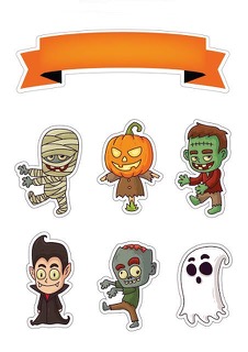 JEDLÝ PAPÍR HALLOWEEN 5