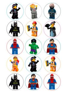JEDLÝ PAPÍR LEGO MUFFINS