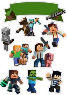 JEDLÝ PAPÍR MINECRAFT IX