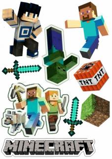 JEDLÝ PAPÍR MINECRAFT VII