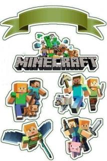 JEDLÝ PAPÍR MINECRAFT X