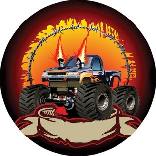 JEDLÝ PAPÍR MONSTER TRUCK