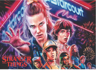 JEDLÝ PAPÍR STRANGER THINGS