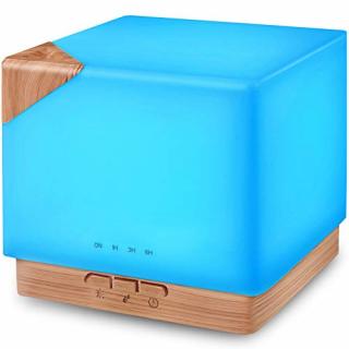 Aroma Difuzér  Cube 700ml  osvěžovač a zvlhčovač vzduchu - Světlé dřevo