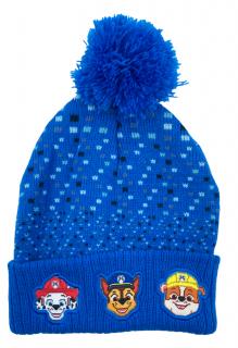 Chlapecká modrá čepice Tlapková Patrola 52 cm