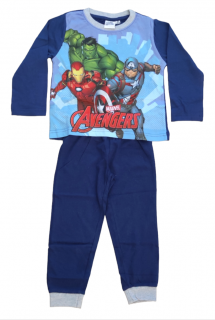 Chlapecké bavlněné pyžamo Avengers 98 / 2–3 roky, Modrá