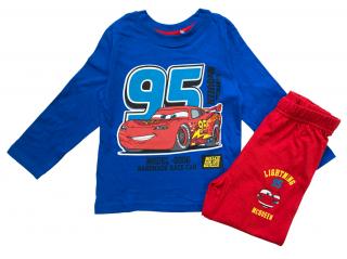Chlapecké bavlněné pyžamo Blesk McQueen 95 116 / 5–6 roků, Modrá
