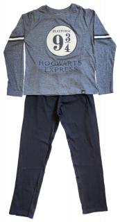 Chlapecké bavlněné pyžamo  Harry Potter  - šedá 146 / 10–11 roků
