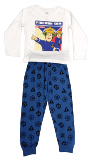 Chlapecké bavlněné pyžamo Požárník Sam No. 1 HERO 116 / 5–6 roků, Modrá