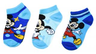 Chlapecké kotníkové ponožky Dots Mickey Mouse - 3 ks 23–26