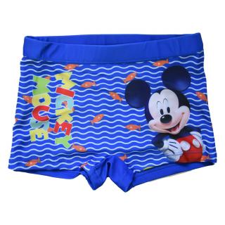 Chlapecké plavky boxerky  Mickey Mouse  - modrá 110–116 / 5–6 roků