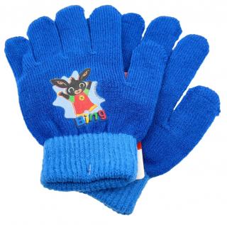 Chlapecké prstové rukavice  Bing  - tmavě modrá - 12x16 cm