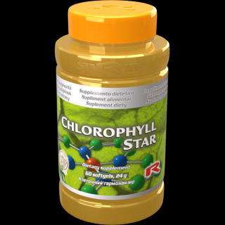 CHLOROPHYLL STAR, 60 tab. - Podpora funkcí svalů, nervů a srdce