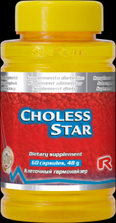 CHOLESS STAR, 60 tab. - Játra a cholesterol pod kontrolou