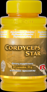 CORDYCEPS STAR, 60 tab. - Ledviny, játra, dýchací cesty, imunita