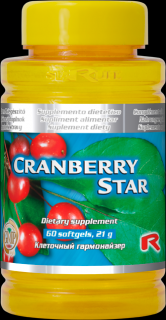 CRANBERRY STAR, 60 tab. - Ledviny, močové ústrojí, vitamin C, vitamin E