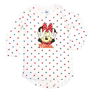 Dívčí bavlněná noční košile  Minnie Mouse  - bílá 122 / 6–7 roků