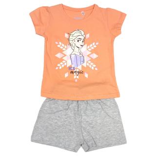 Dívčí bavlněné pyžamo  Ledové království  - oranžová 98 / 2–3 roky