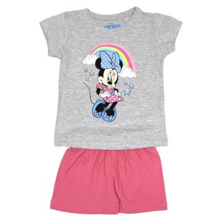 Dívčí bavlněné pyžamo  Minnie Mouse  - šedá 104 / 3–4 roky