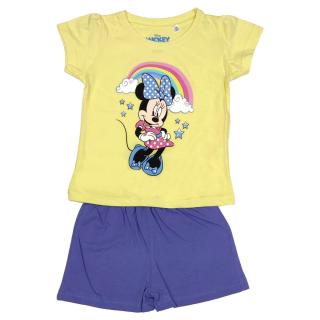 Dívčí bavlněné pyžamo  Minnie Mouse  - žlutá 110 / 4–5 rokov