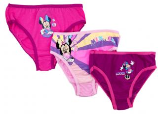 Dívčí kalhotky Rainbow Minnie Mouse - 3 ks 110–116 / 5–6 roků