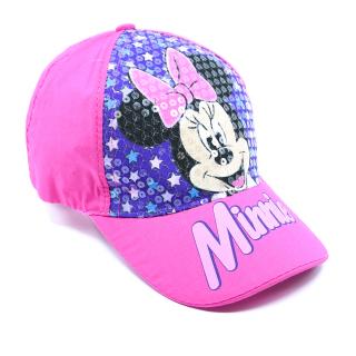 Dívčí kšiltovka  Minnie Mouse  - růžová 52 cm