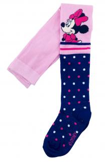 Dívčí punčochy Dots Minnie Mouse 128–134 / 8–9 roků, Ružová