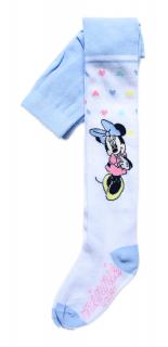 Dívčí punčochy Heart Minnie Mouse 128–134 / 8–9 roků, Modrá