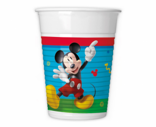 Plastové kelímky Mickey Mouse - 8 ks / 200 ml