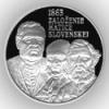 Mince 10Euro Matica slovenská - 150. výročie založenia PROOF, stříbrná pamětní