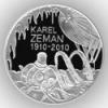 Mince 200Kč 100. výročí narození Karla Zemana PROOF, stříbrná pamětní