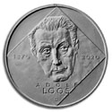 Mince 200Kč 150. výročí narození Adolf Loos PROOF, stříbrná pamětní