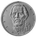 Mince 200Kč 150. výročí narození Aleš Hrdlička PROOF, stříbrná pamětní