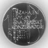 Mince 200Kč 200. výročí Zahájení výuky na pražské konzervatoři BJ, stříbrná pamětní