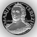 Mince 200Kč 300. výročí narození Marie Terezie PROOF, stříbrná pamětní