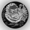 Mince 200Kč 400. výročí úmrtí Rudolf II. PROOF, stříbrná pamětní