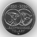 Mince 200Kč 500. výročí Zahájení ražby jáchymovských tolarů BJ, stříbrná pamětní