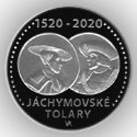 Mince 200Kč 500. výročí Zahájení ražby jáchymovských tolarů PROOF, stříbrná pamětní