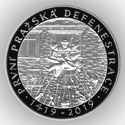 Mince 200Kč 600. výročí První pražská defenestrace PROOF, stříbrná pamětní